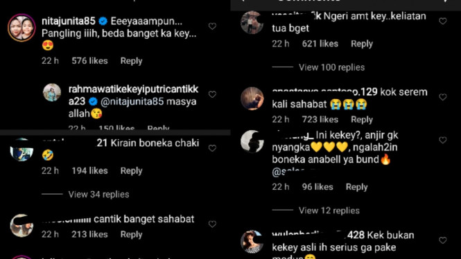 Instagram/rahmawatikekeyiputricantikka23