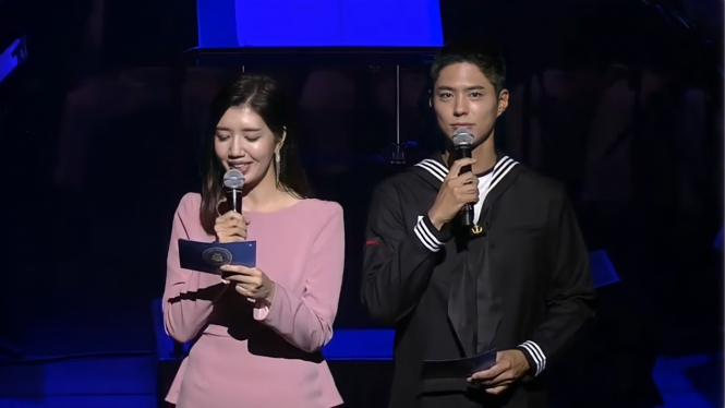 Penampilan Park Bo Gum Jadi MC Acara Angkatan Laut Korea Tuai Pujian