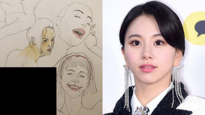 Beredar Foto Chaeyoung TWICE Diduga Pacaran dengan Seniman Tato