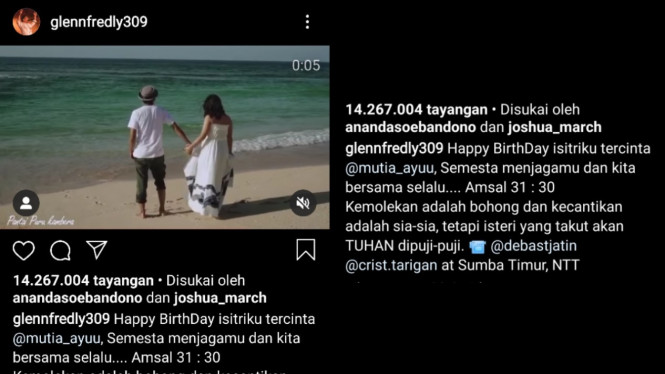 Instagram/glennfredly