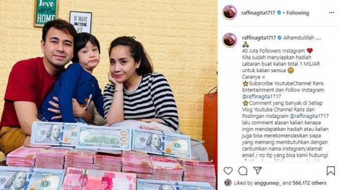 Instagram/raffinagita1717