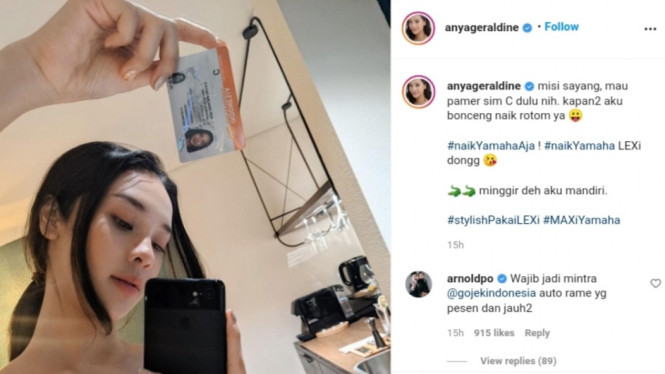 Instagram/ Anya Geraldine