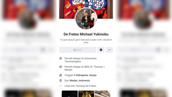 Facebook/ De Fretes Michael Yukinobu