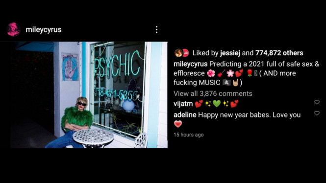 Instagram/mileycyrus