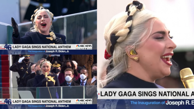 Penampilan Lady Gaga di Pelantikan Joe Biden Dipuji Mirip Hunger Games