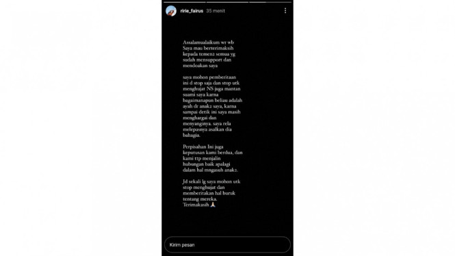 Instagram/ @ririe_fairus