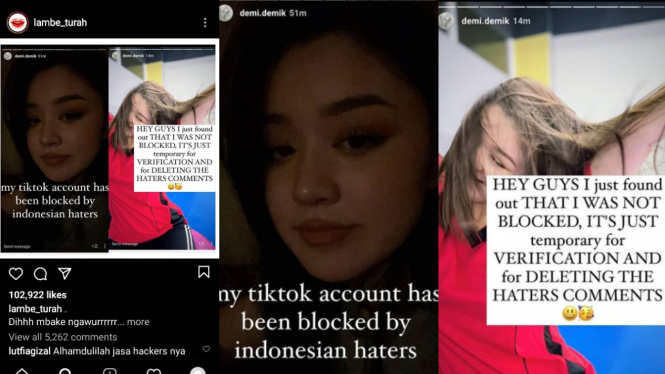 Berulah Lagi Dayana Sebut Netizen Indonesia Blokir Akun Tiktoknya 