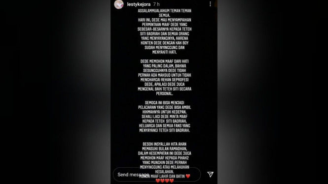 Instagram/lestykejora