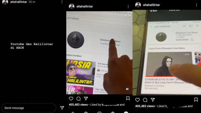 Instagram/attahalilintar