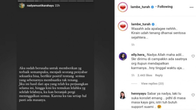 Instagram/ @nadyamustikarahayu