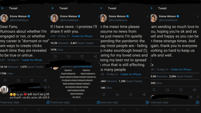 Twitter/EmmaWatson