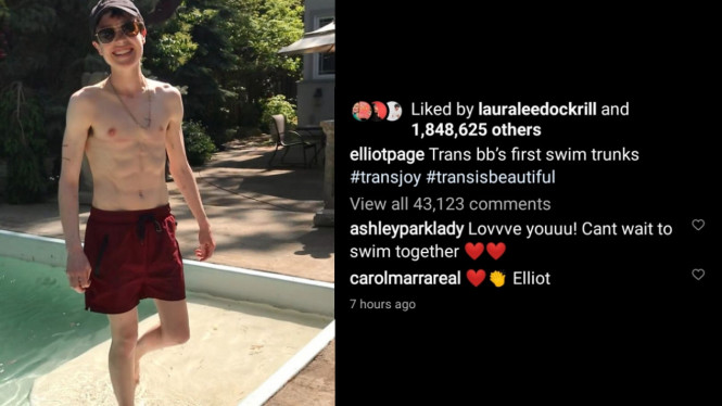 Instagram/elliotpage