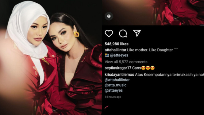 instagram/attahalilintar