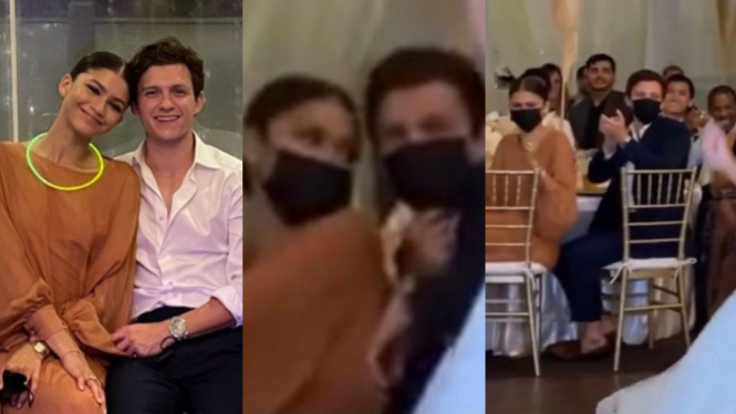 Tom Holland dan Zendaya Kondangan Bareng, Keintiman Jadi Sorotan