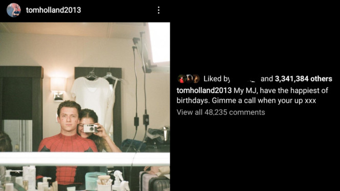 Instagram/tomholland2013