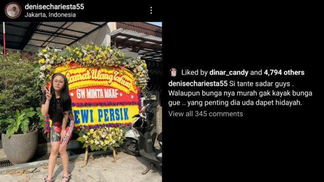 Instagram/denisechariesta55