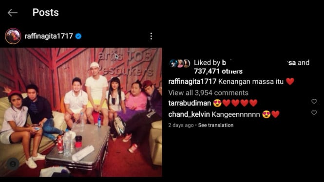 Instagram/raffinagita1717