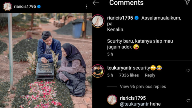 Instagram/riaricis1795