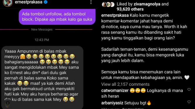 Instagram/ernestprakasa