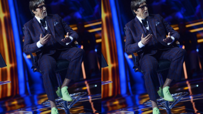 Potret Swag Amitabh Bachchan Ultah ke-79, Rayakan Bareng Fans di Rumah