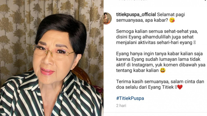 Instagram/Titiekpuspa_official