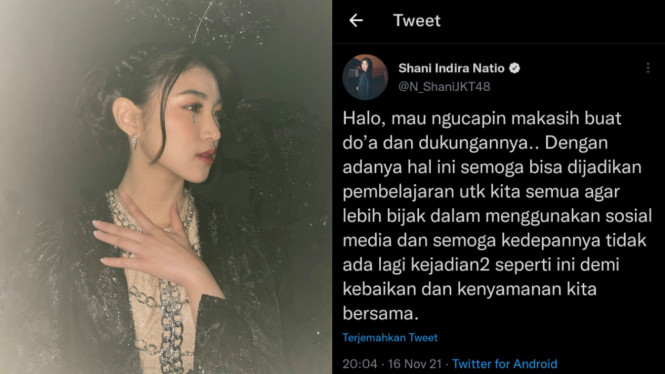 Twitter/ @N_ShaniJKT48