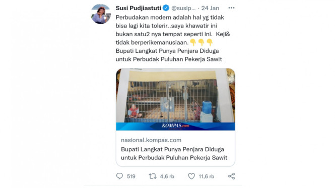 Twitter/@susipudjiastuti