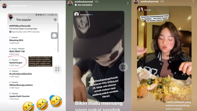 Instagram/ariefmuhammad