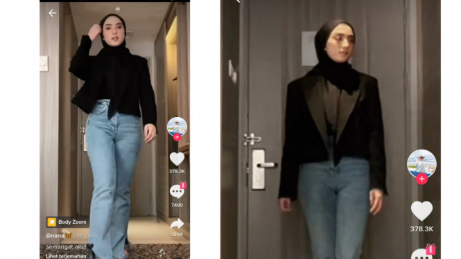 Tiktok/@dinanfajrina