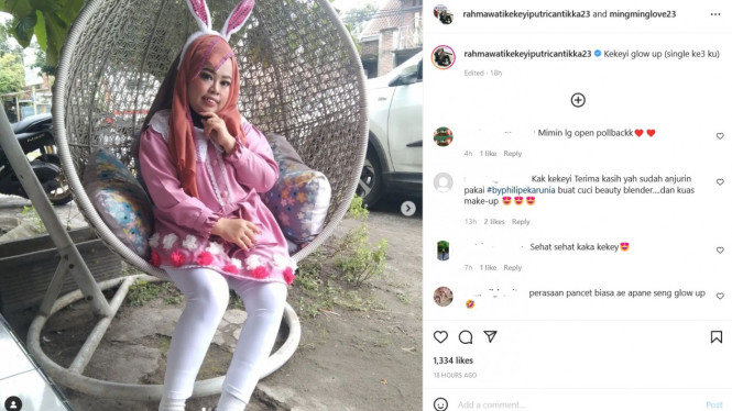 Instagram/rahmawatikekeyiputricantikka23