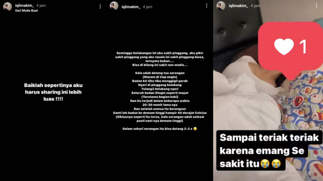 Instagram/ @iqlimakim_