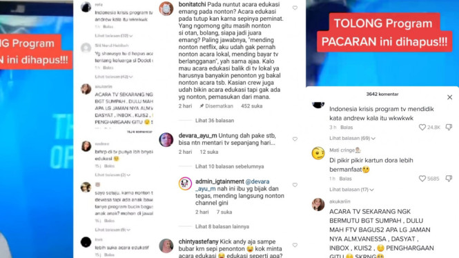 Instagram/admin.igtainment, TikTok/fakihawu