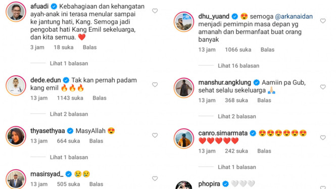 Instagram/ridwankamil 