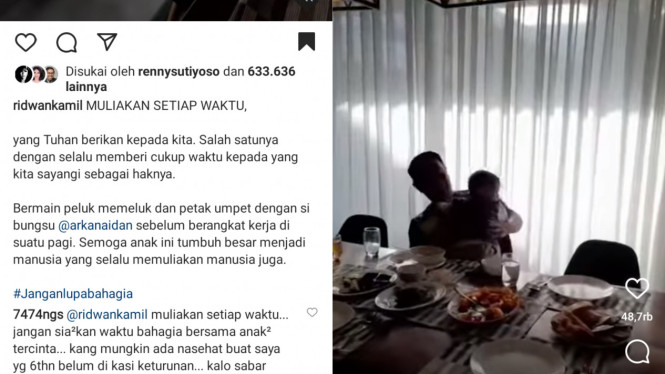 Instagram/ridwankamil 