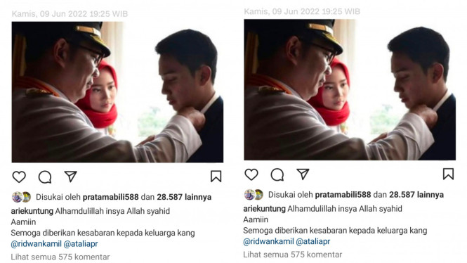Instagram/ariekuntung