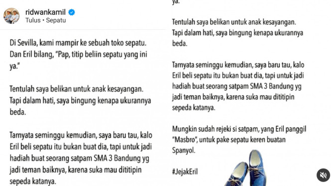 Instagram/ridwankamil