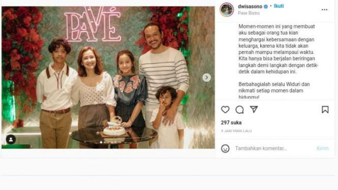 Instagram/@dwisasono