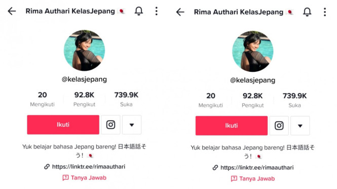 TikTok/kelasjepang