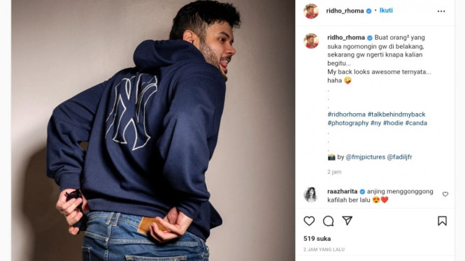 Instagram/ @ridho_rhoma