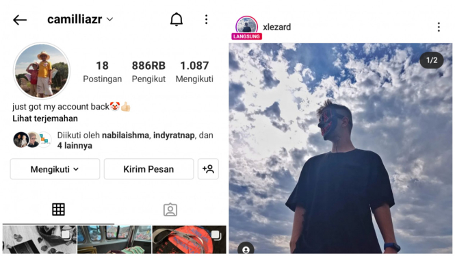 Sempat Dibajak, Kini Zara Tersenyum Akun Instagramnya Kembali