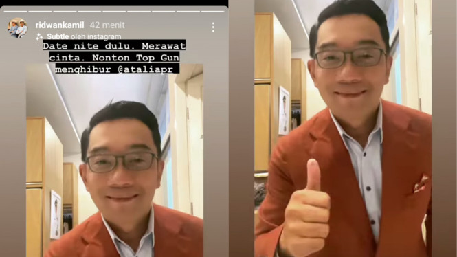 Instagram/ridwankamil 