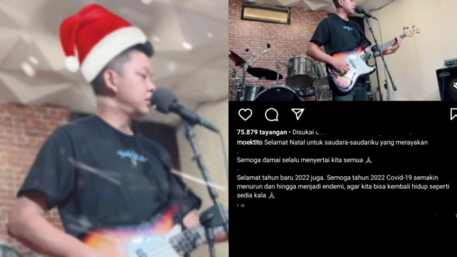 Beri Ucapan dan Nyanyi Lagu Natal, Terkuak Agama Bayu Skak Buat Kaget