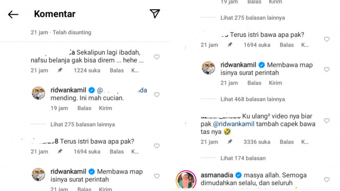 Instagram/ridwankamil 
