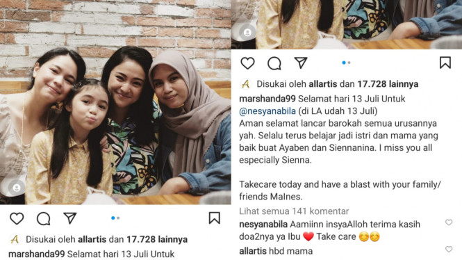 Instagram/marshanda99