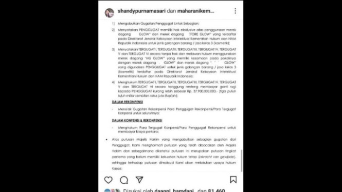 Instagram/@sandypurnamasari