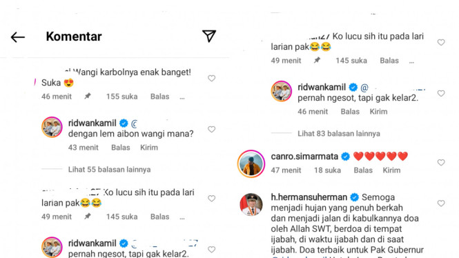 Instagram/ridwankamil 