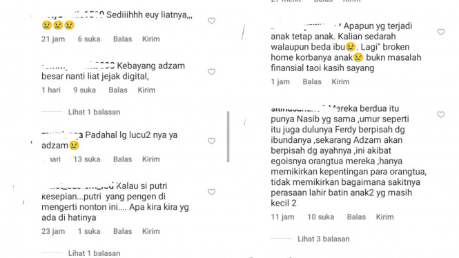 Instagram/artis.indo_hits dan Instagram/insta_julid