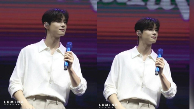 10 Potret Cha Eun Woo Fanmeeting di Jakarta, Ganteng Maksimal!