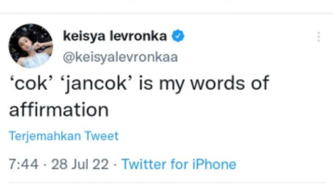 Tweeter/@keisyalevronka