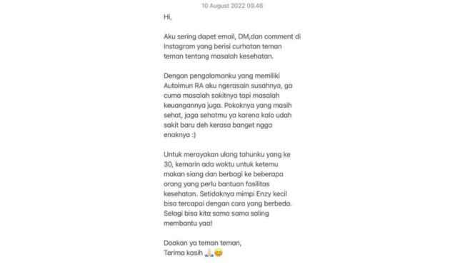 Instagram/@enzystoria